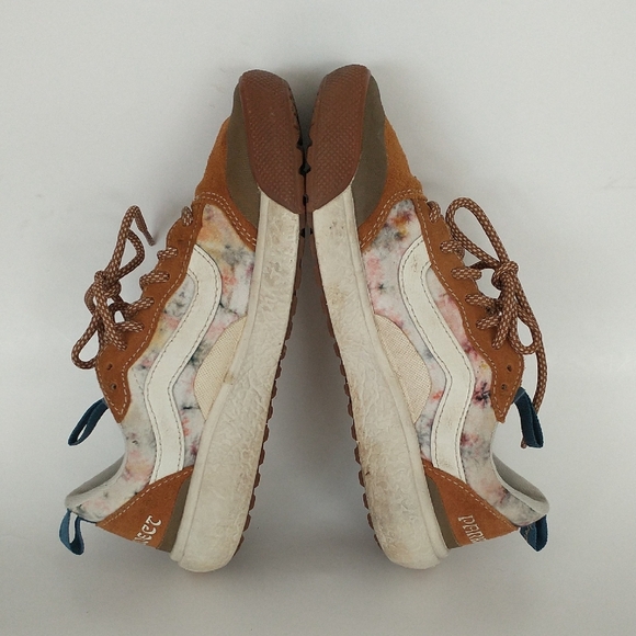 Vans x Parks Project Ultrarange Multicolor Sneakers with Brown and White Accents - Picture 8 of 13